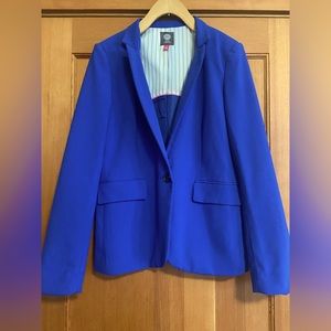 Vince Camuto One Button Blazer in Royal Blue
